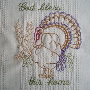 God Bless Turkey 5x7