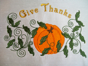 Give Thanks Pumpkin 5x7