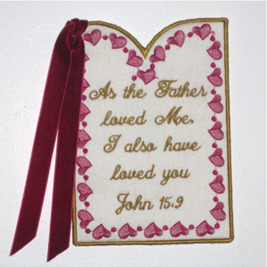 JOHN 15  9  SCRIPTURE CARD