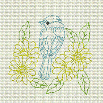 SPRING BIRD in Colorline 4x4