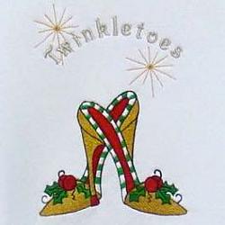 Christmas Shoe 5x7