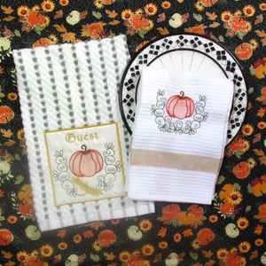 PUMPKIN GUEST PATCH APPLIQUE 5x7