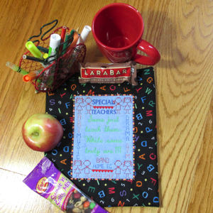 TEACHER COFFEE COZY MUG RUGS 5X7