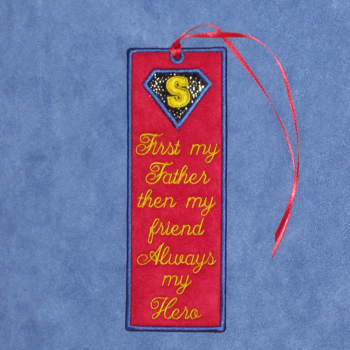 Father's Day Hero Bookmark from Son5X7