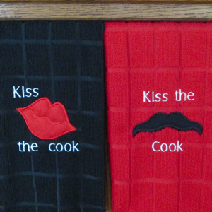 KISS THE COOK HIS and HERS 4x4