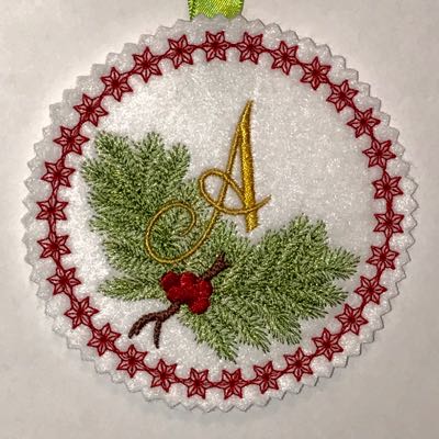 Alphabet_letter_A_single_embroidery_monogram_designs_Christmas_holiday_ornament