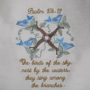 Psalm 104 12 5x7