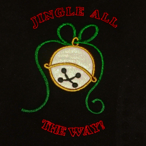 JINGLE BELLS APPLIQUE' 5X7