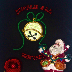 JINGLE BELLS APPLIQUE' 5X7