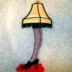 Christmas Gams Leg Lamp 5x7