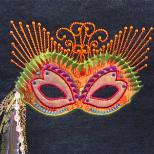 Mardi Gras Masks Embroidery Designs Mardi Gras Masks Embroidery Designs