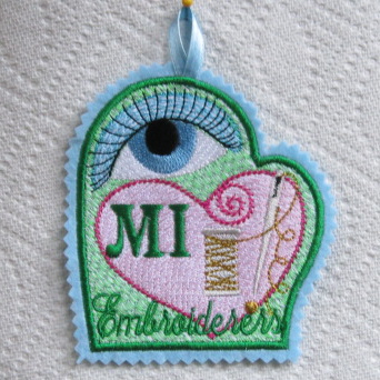 MICHIGAN EMBROIDERERS TAG