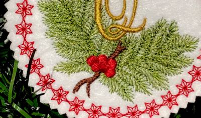 Monogram_Christmas_alphabet_Q_embroidery_Pine_Boug_Ornament_design__cls_up.jpg