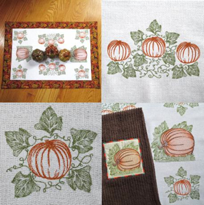 VINTAGE PUMPKINS MINI SET  5x7