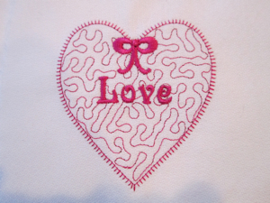 Stipple Heart 4x4