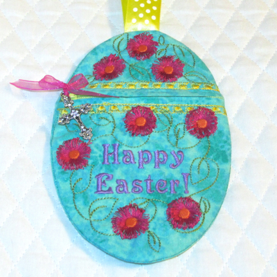 Zippered Easter Wristlet /Gift Bag5X7