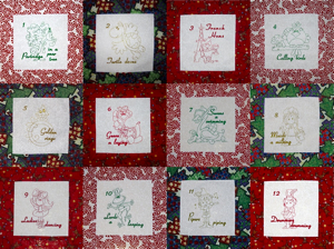 12 Days of Christmas Full Set 4X4