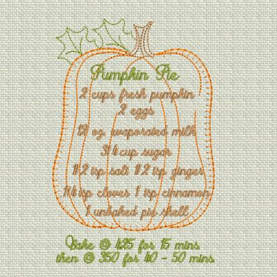 Pumpkin Pie Recipe