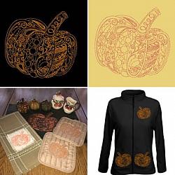 Pumpkin Zendoodle Embroidery Designs