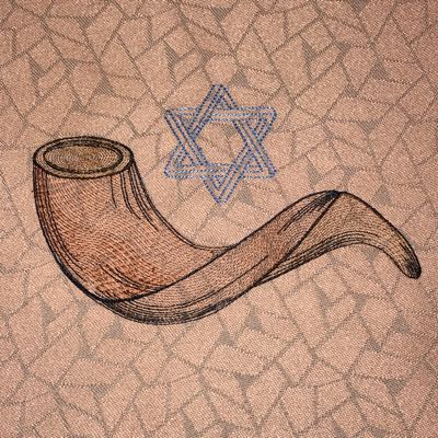 Shofar and Star of David